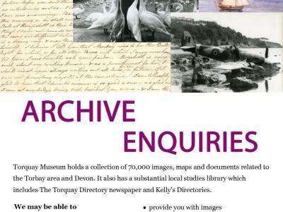 Torquay Museum Launch Archive Enquiry Service