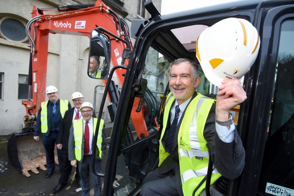Ground breaking moment for ground breaking History Centre project