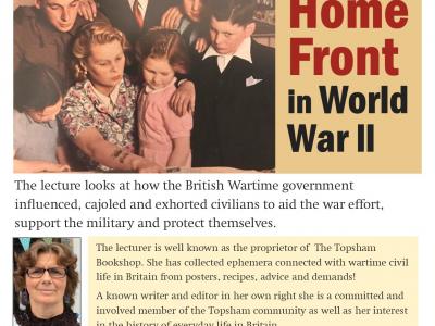Monthly Lecture:  The Home Front in World War 11
