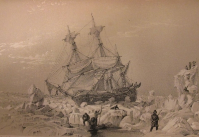 Reproduced with thanks to Toronto Museum.
First Arctic Expedition under Capt. Back 1836-37