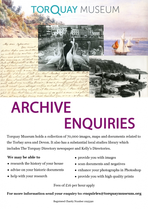 Torquay Museum Launch Archive Enquiry Service