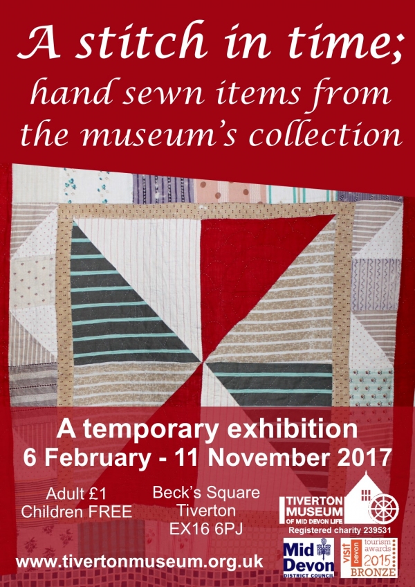 A Stitch In Time   new temporary exhibition
