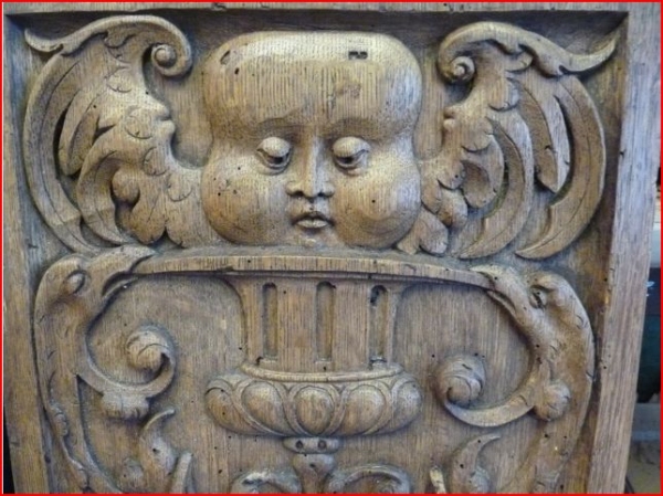 A carved putto is not just for Christmas!