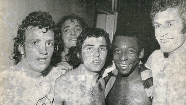 Pelé’s shirt on display at The Box 50 years after he played in Plymouth