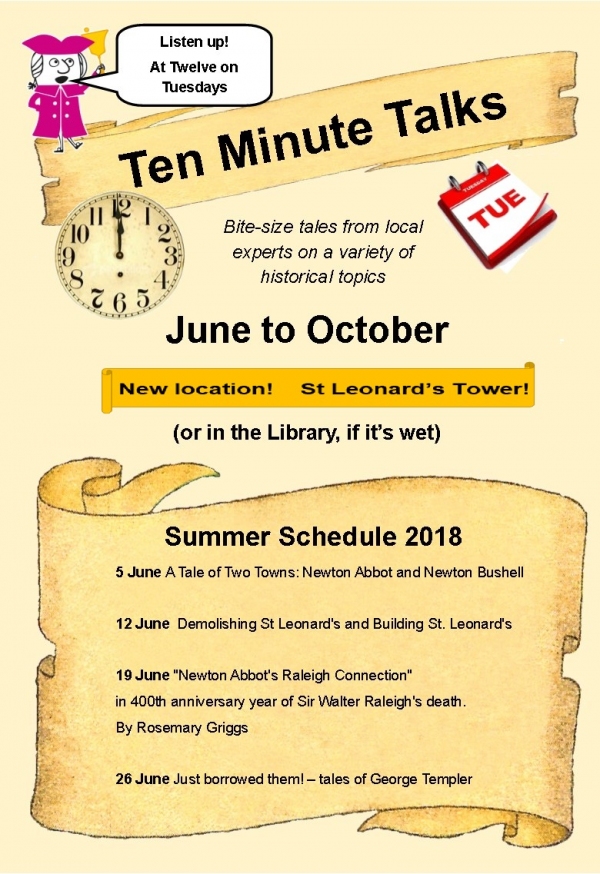 10 minute talks every week!