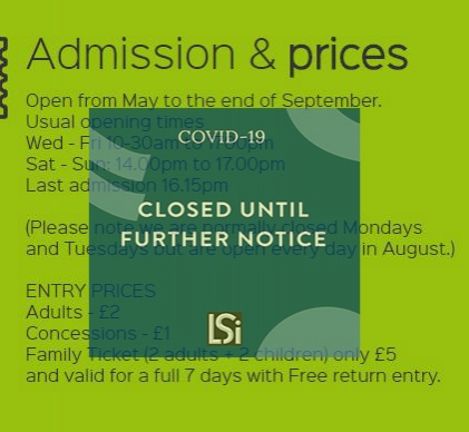 Museum Closed Until Further Notice