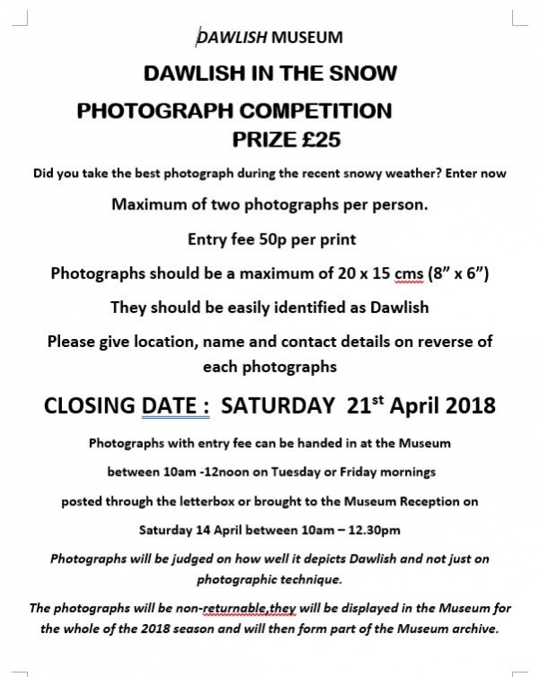 Dawlish Snow Photo Competition