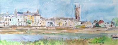 Taw Vale and the river by Rosemary Barrow