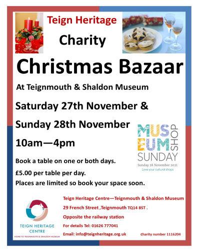 Teign Heritage Christmas Bazaar incorporating Museum Shop Sunday
