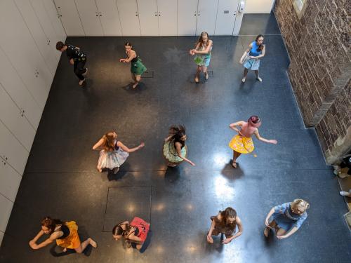 Bill Viola inspired dance   Exeter College
