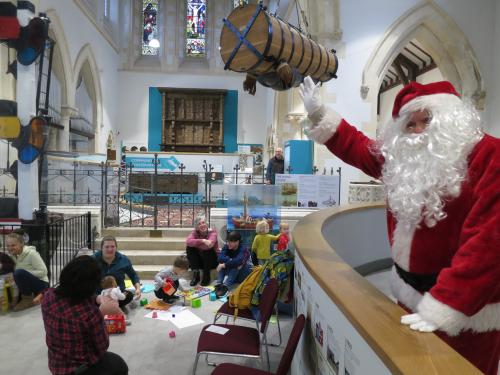 Father Christmas at Toddler Tuesday