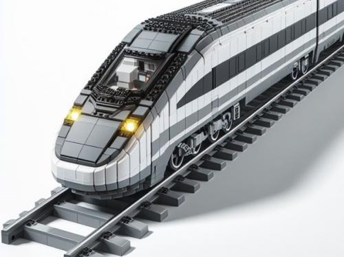 On the right track   LEGO brick motorised trains