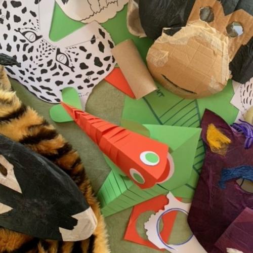 Curious Creators with Mrs Recycle   Creature Masks