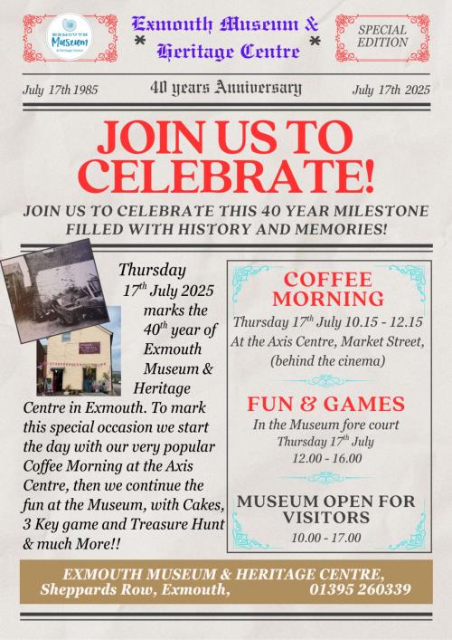 Exmouth Museum 40th Anniversary