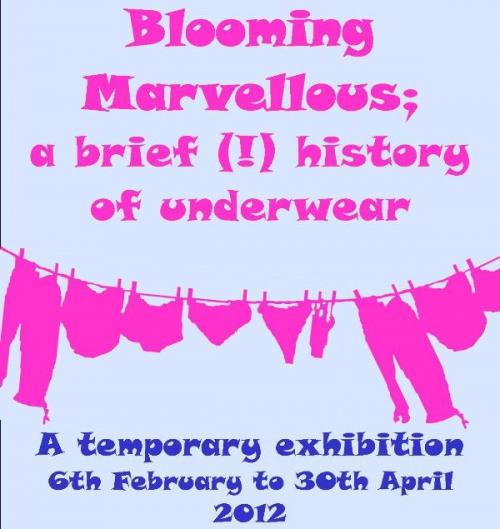 Blooming Marvellous; a brief (!) history of underwear
