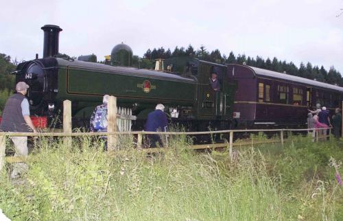 By Steam Auto Train to Staverton