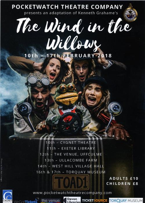 Pocketwatch Theatre Company Presents: The Wind in the Willows