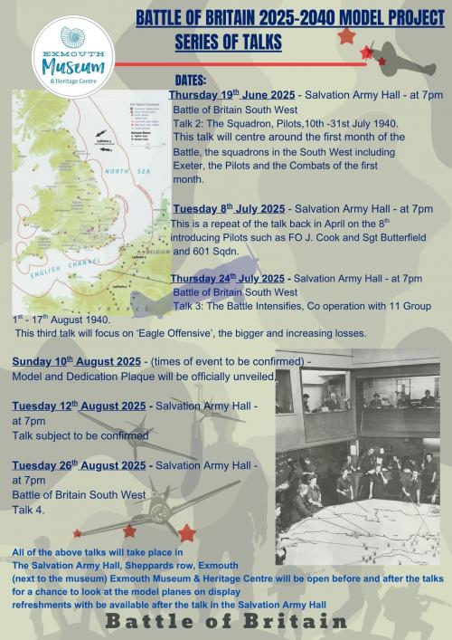 Battle of Britain Anniversary Exhibition and Talk Series