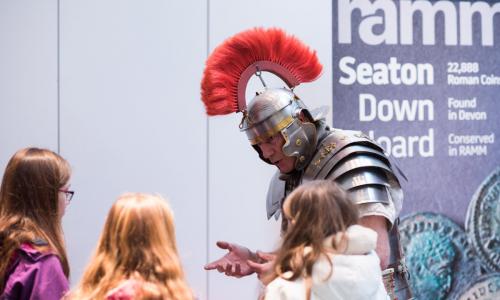 Roman Exeter and the Seaton Down Hoard gallery handling (multiple dates)