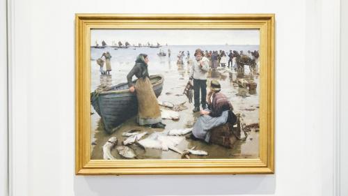 A Fish Sale on a Cornish Beach Writing Workshop