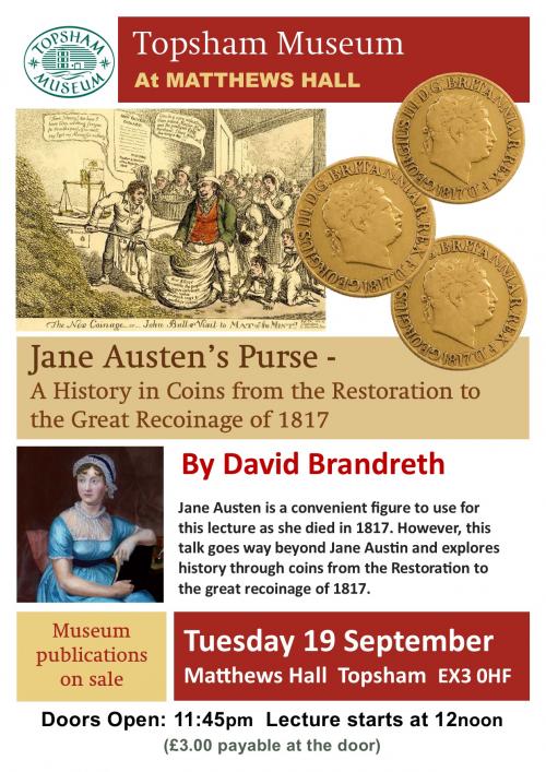 Lunchtime Lecture:  Tuesday 19th September