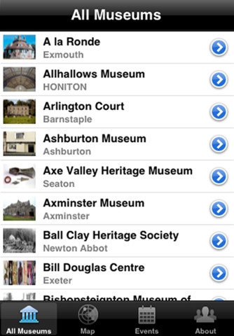 Devon Museums I Phone app