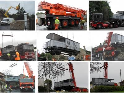 Arrival and installation of Brake Van