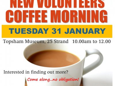 New Volunteers Coffee Morning