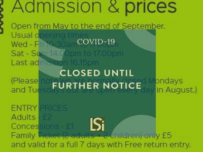 Museum Closed Until Further Notice