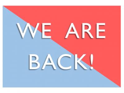 We're Reopening again!