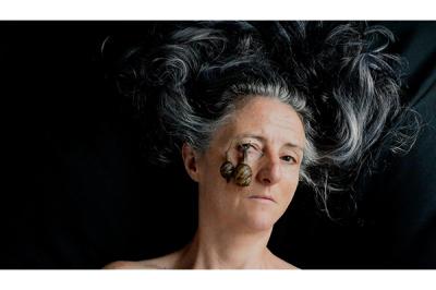 Trish Morrissey: Self Portrait with Two Snails